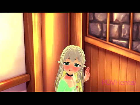 ❤️ (トラップ）エルフのメイドが顔を洗うのを手伝う ️ ポルノ ❌️❤